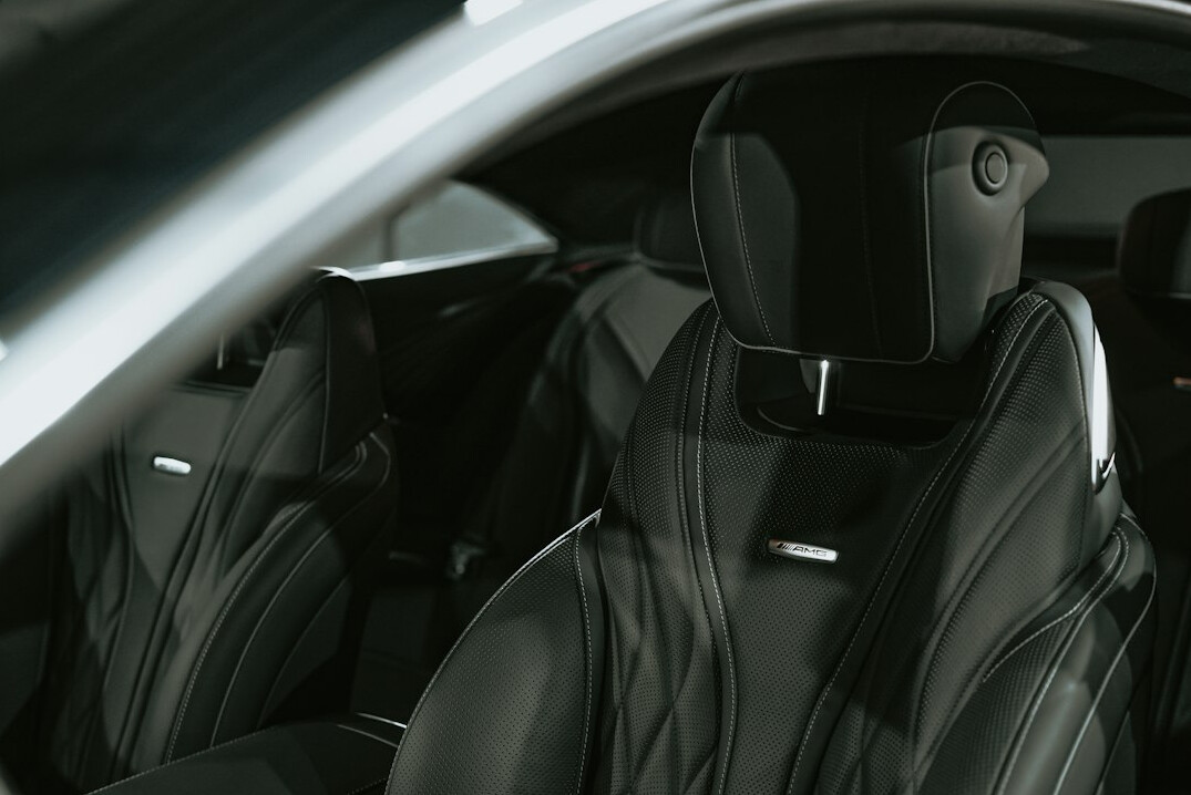 luxury car interior details