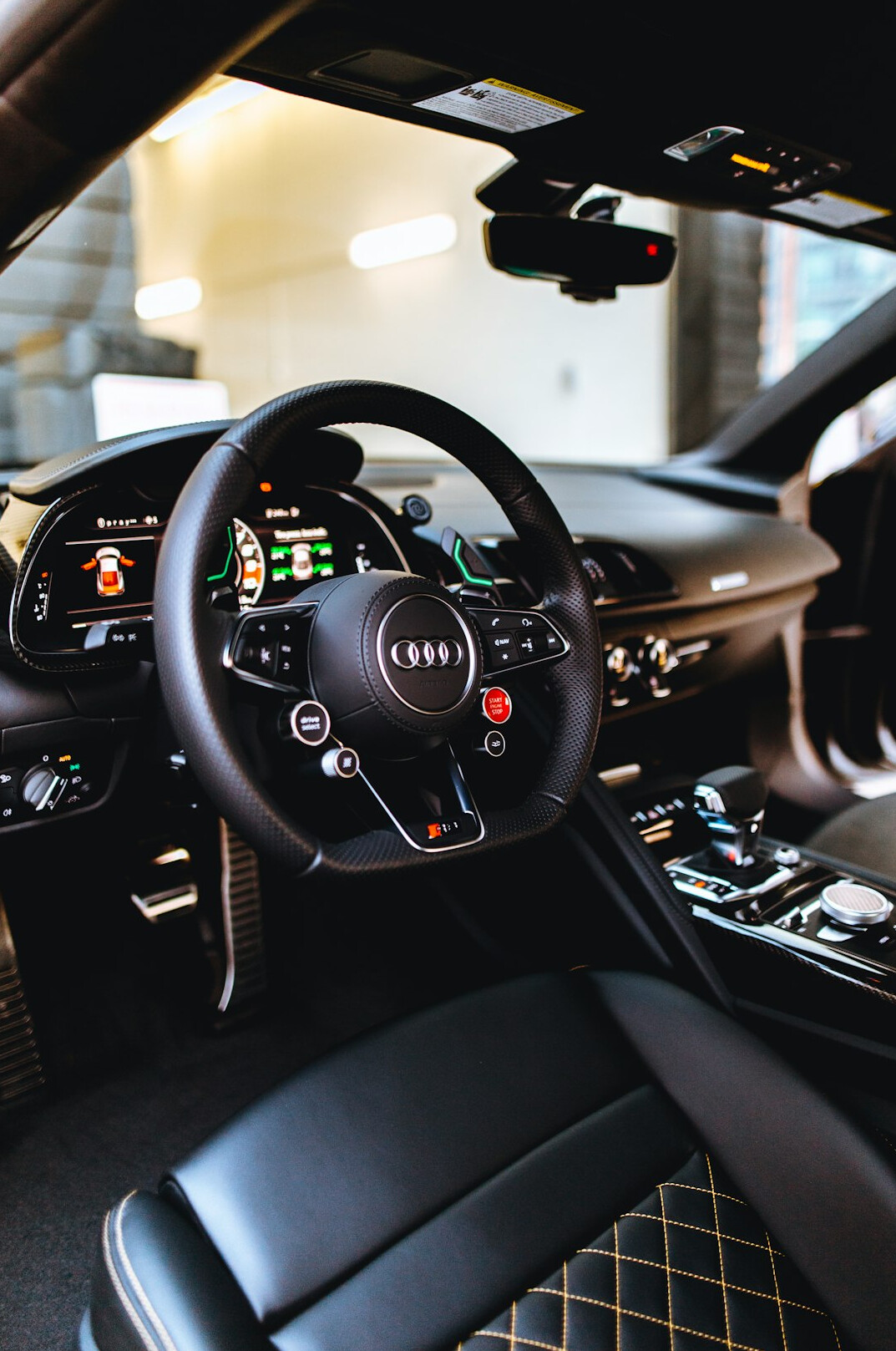 luxury car interior